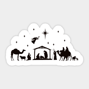 Christmas Nativity Sticker